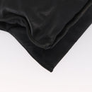 CHANEL Chain Tote Bag Leder Schwarz Silber CC Auth 171101-16