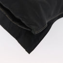 CHANEL Chain Tote Bag Leder Schwarz Silber CC Auth 171101-17