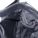 CHANEL Chain Tote Bag Leder Schwarz Silber CC Auth 171101-20