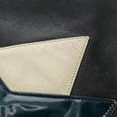 CHANEL Chain Tote Bag Leder Schwarz Silber CC Auth 171101-27