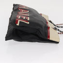 CHANEL Chain Tote Bag Leder Schwarz Silber CC Auth 171101-5