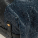 LOUIS VUITTON Monogram block street marine Bag Blue Black M40504 LV Auth 171103M-16