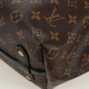 LOUIS VUITTON Monogram block street marine Bag Blue Black M40504 LV Auth 171103M-18