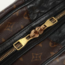 LOUIS VUITTON Monogram block street marine Bag Blue Black M40504 LV Auth 171103M-10