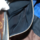 LOUIS VUITTON Monogram block street marine Bag Blue Black M40504 LV Auth 171103M-23