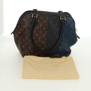 LOUIS VUITTON Monogram block street marine Bag Blue Black M40504 LV Auth 171103M-13