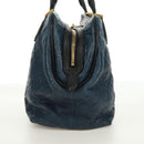 LOUIS VUITTON Monogram block street marine Bag Blue Black M40504 LV Auth 171103M-4