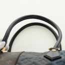 LOUIS VUITTON Monogram block street marine Bag Blue Black M40504 LV Auth 171103M-15