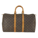 LOUIS VUITTON Monogram Keepall 45 Boston Tasche M41428 LV Auth 171108-2