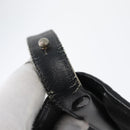 Christian Dior Trotter Canvas Shoulder Bag Black Gold Auth 171118-24