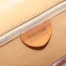 CELINE Macadam Canvas Shoulder Bag PVC Leather Brown Gold Auth 171119-20