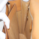 CELINE Macadam Canvas Shoulder Bag PVC Leather Brown Gold Auth 171119-22