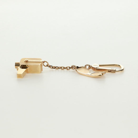 LOUIS VUITTON Porte Cles Cannes Key Holder metal Gold M65383 LV Auth 171129M