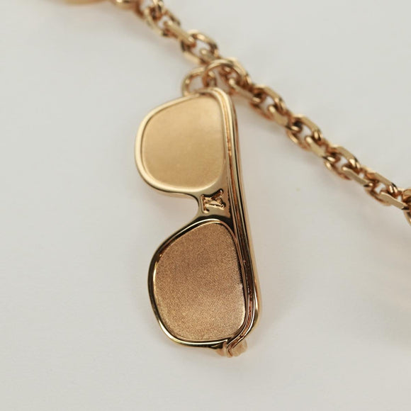 LOUIS VUITTON Porte Cles Cannes Key Holder metal Gold M65383 LV Auth 171129M