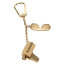 LOUIS VUITTON Porte Cles Cannes Key Holder metal Gold M65383 LV Auth 171129M-6