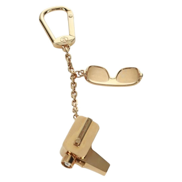 LOUIS VUITTON Porte Cles Cannes Key Holder metal Gold M65383 LV Auth 171129M