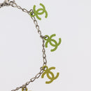 CHANEL Gradation Bracelet metal Yellow CC Auth 171130V-10