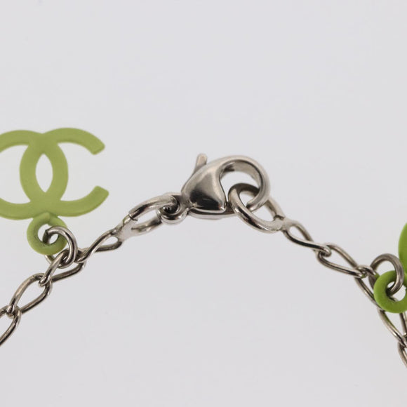 CHANEL Gradation Bracelet metal Yellow CC Auth 171130V
