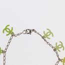 CHANEL Gradation Bracelet metal Yellow CC Auth 171130V-6