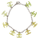 CHANEL Gradation Bracelet metal Yellow CC Auth 171130V-7