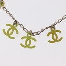 CHANEL Gradation Bracelet metal Yellow CC Auth 171130V-8