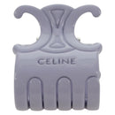 CELINE Barrette Trionne Hair clip metal Purple Pink Auth 171131M-10