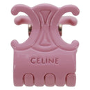 CELINE Barrette Trionne Hair clip metal Purple Pink Auth 171131M-2