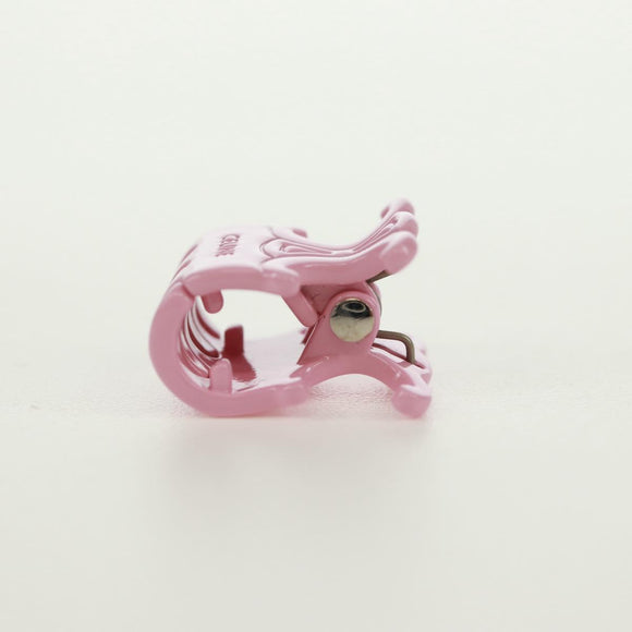 CELINE Barrette Trionne Hair clip metal Purple Pink Auth 171131M