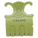 CELINE Barrette Trionne Hair clip metal Purple Pink Auth 171131M-6