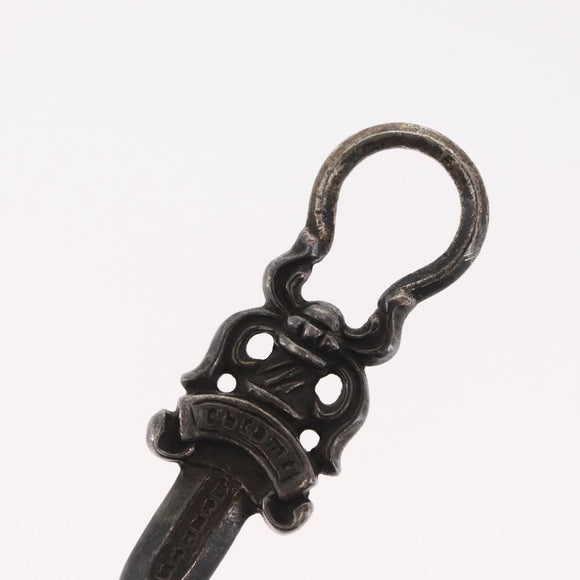 Chrome Hearts Dolk Hanger Bovenkant Ag925 Zilver Auth 171136SM