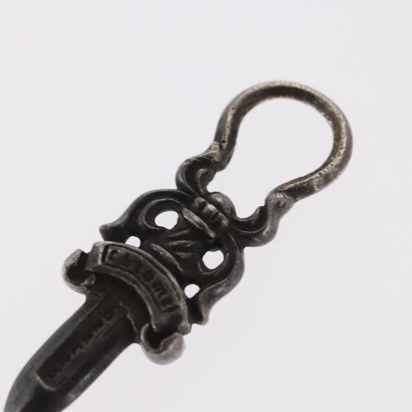 Chrome Hearts Dolk Hanger Bovenkant Ag925 Zilver Auth 171136SM