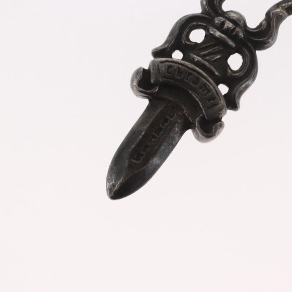Chrome Hearts Dolk Hanger Bovenkant Ag925 Zilver Auth 171136SM