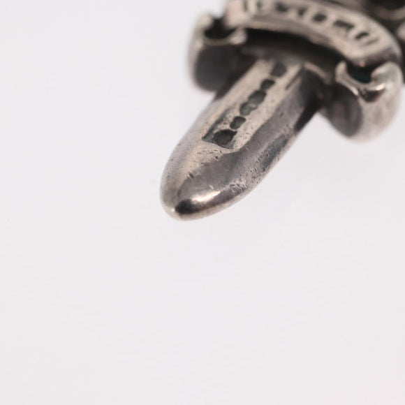 Chrome Hearts Dagger Charm Pendant Top Ag925 Silver Auth 171138SM