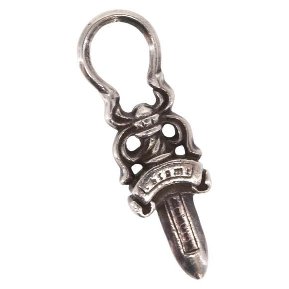Chrome Hearts Dolch Anhänger Top Ag925 Silber Auth 171143SM