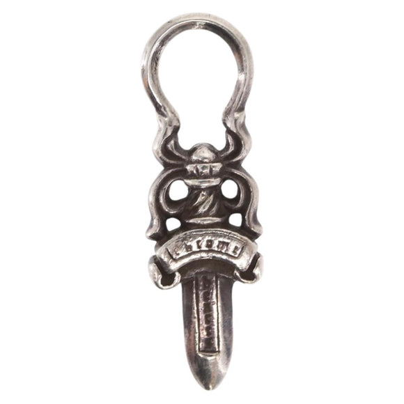 Chrome Hearts Dolch Anhänger Top Ag925 Silber Auth 171143SM