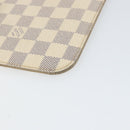 LOUIS VUITTON Damier Azur Neverfull MM Pouch LV Auth 171149-11