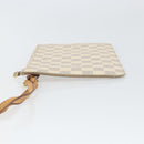 LOUIS VUITTON Damier Azur Neverfull MM Pouch LV Auth 171149-5