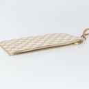 LOUIS VUITTON Damier Azur Neverfull MM Pouch LV Auth 171149-6