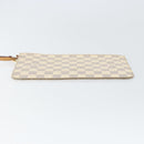 LOUIS VUITTON Damier Azur Neverfull MM Pouch LV Auth 171149-7