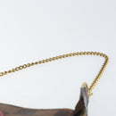 LOUIS VUITTON Damier Ebene T&B Mini Pochette Pouch N58011 Auth 171153-8