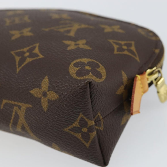 LOUIS VUITTON Monogram Pochette Cosmetic PM Pouch M43998 LV Auth 171154