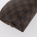 LOUIS VUITTON Damier Ebene Pochette Cosmetic PM Pouch N47516 LV Auth 171155-15