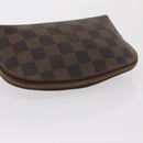 LOUIS VUITTON Damier Ebene Pochette Cosmetic PM Pouch N47516 LV Auth 171155-5