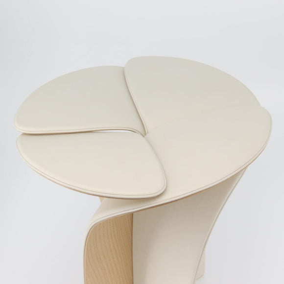 LOUIS VUITTON Tokujin Yoshioka 1000 Only Blossom Stool Calf milk Auth 171164SM