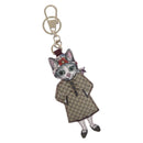 GUCCI GG Supreme Japan limited edition Yuko Higuchi Cat BO Charm Beige 171170SAM-1