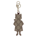 GUCCI GG Supreme Japan limited edition Yuko Higuchi Cat BO Charm Beige 171170SAM-7