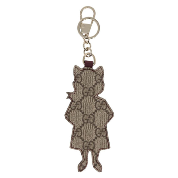 GUCCI GG Supreme Japan limited edition Yuko Higuchi Cat BO Charm Beige 171170SAM