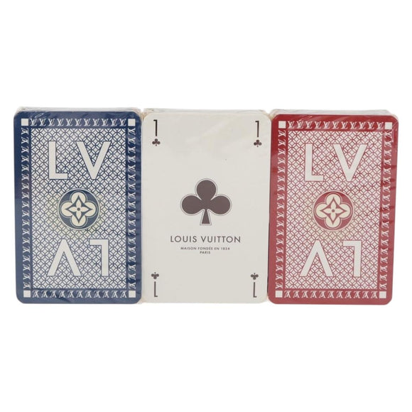 LOUIS VUITTON Monogram Playing Cards Blue Red yellow LV Auth 171177SAM