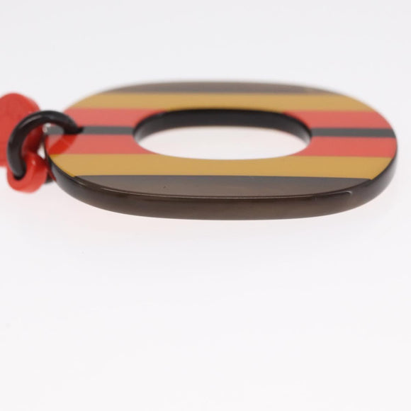 HERMES Buffalo Horn Locabar Pierce metal plastic Orange Auth 171179M