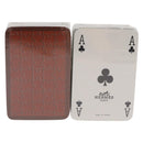 HERMES mini Playing Cards paper Brown Green Auth 171180M-2